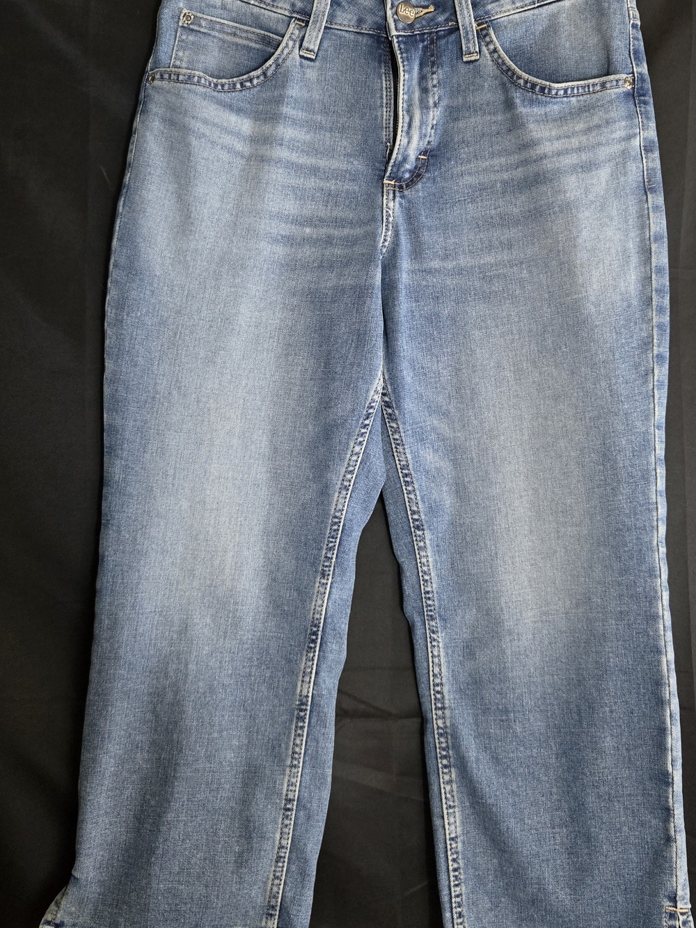 Lee Light Wash Straight-Leg Women's Capri's #684